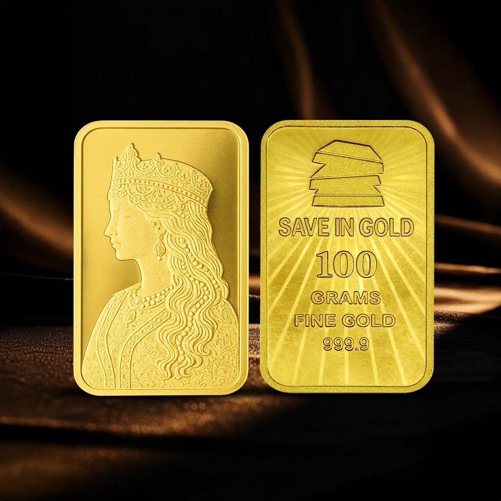100 Grams Al Sultana Gold Bar